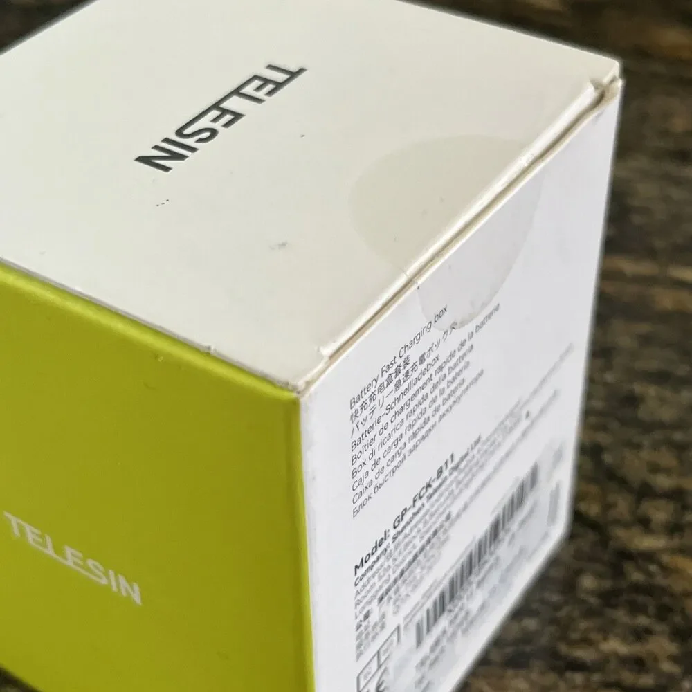 TELESIN For Hero 11/10/9 Battery Fast Charging Box New In Box Sealed 2 Available